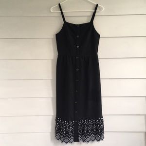 Old Navy Button Front Midi Dress